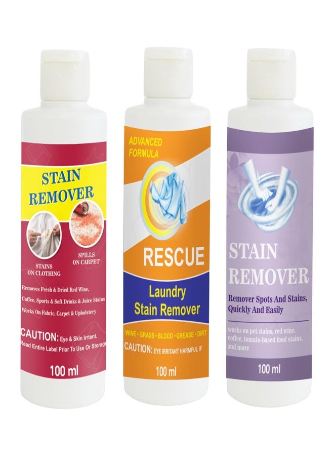 مجموعة مزيلات البقع من توفوس، تتضمن مزيل بقع أحمر وبرتقالي وأرجواني | محلول تنظيف متعدد الأسطح للملابس والأقمشة والمفروشات (100 غرام لكل عبوة) - Image 1